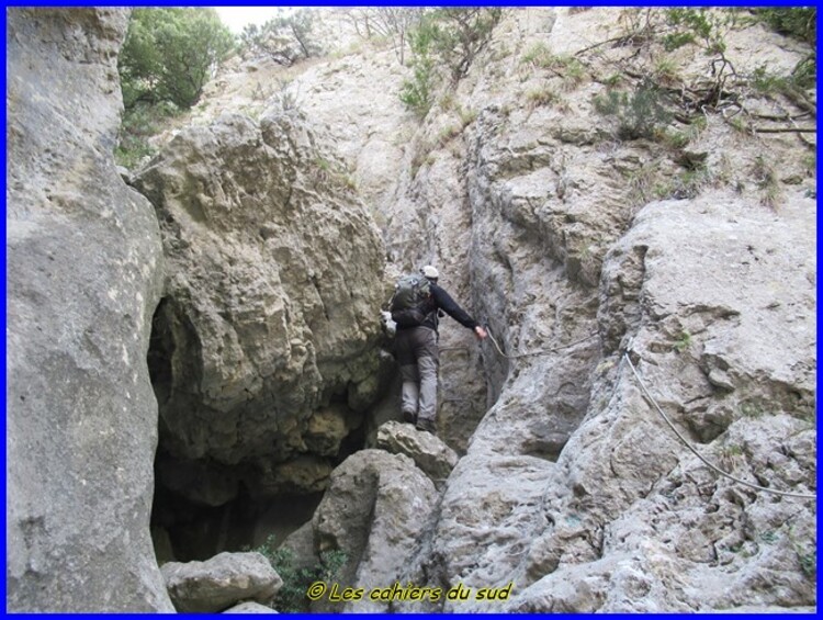 Luberon, la combe de Vaumale-combe de Lioux