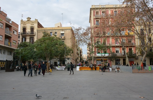 La Plaça de la Revolucio à Barcelone