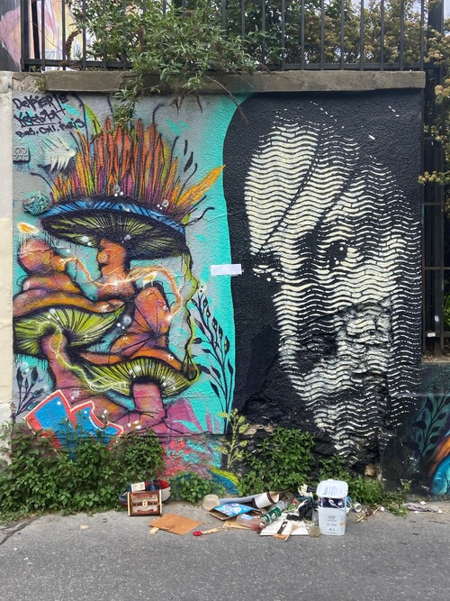 Street art Père-Lachaise mai 2023