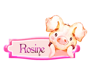 723- Petit cochon rose - signature, gif animé, blinkie