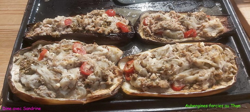 Des Aubergines farcies auThon