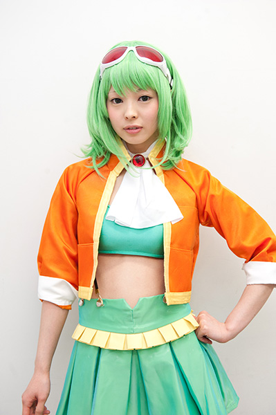 Moga cosplayed in Gumi for 