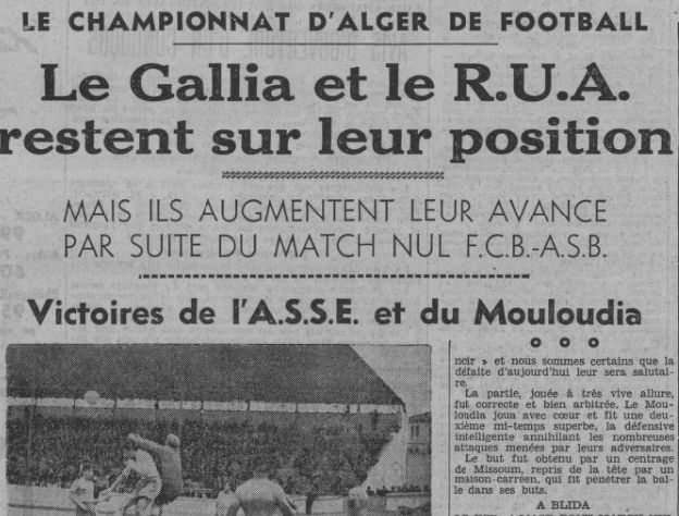 Dimanche 24.1.1937 à maison carrée RCMC-MCA 0-1