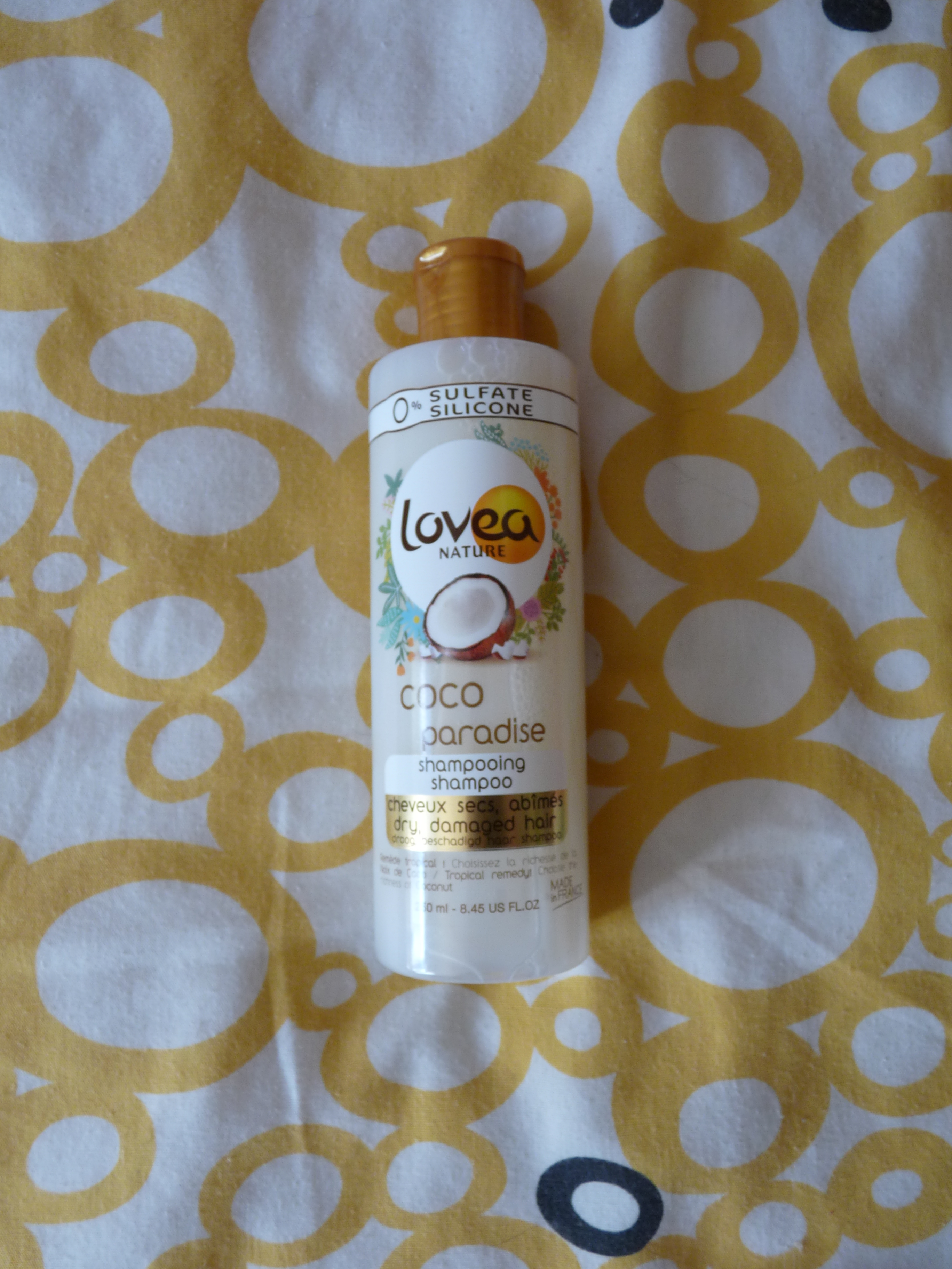 Lovea nature : j'ai testé le shampoing coco paradise pour cheveux