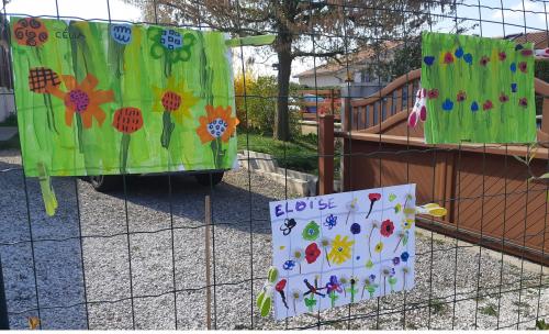 La grande lessive "Fleurir ensemble"