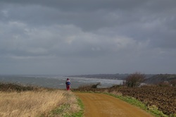 La randonnée du 27 janvier à Arromanches