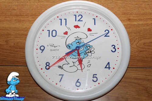 Horloge Schtroumpf Amoureux PEYO QUARTZ