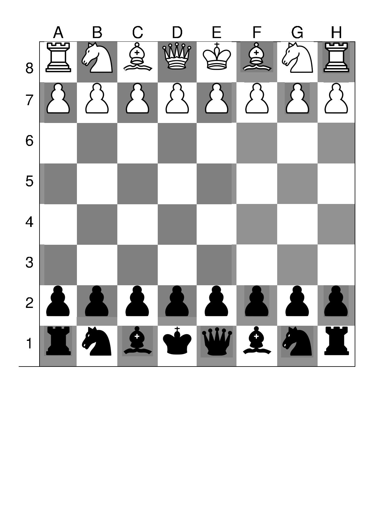 apprendre à jouer aux échecs en GS - la maternelle de Camille