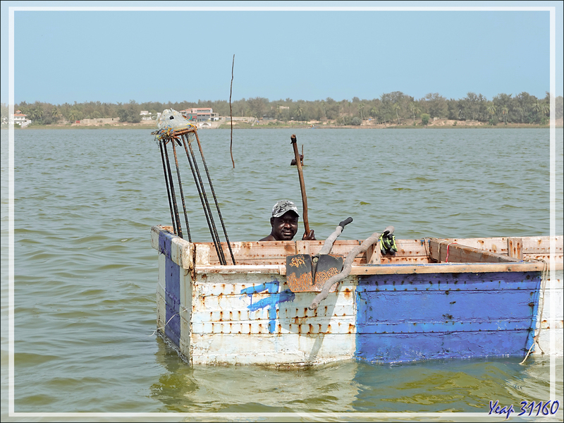 Nous allons voir les ramasseurs de sel - Lac Rose (Lac Retba) - Sénégal