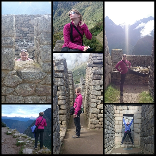 Marie au Machu Picchu