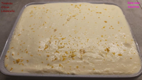 Un Tiramisu aux Citrons et Limoncello