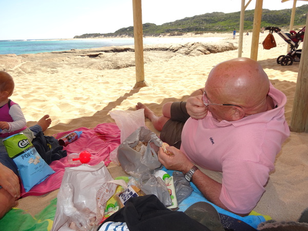 Soleil sur une autre plage de Margaret River