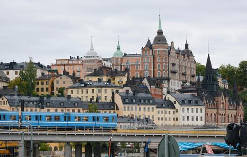 Trajet de Gamla Stan au port à Stockholm