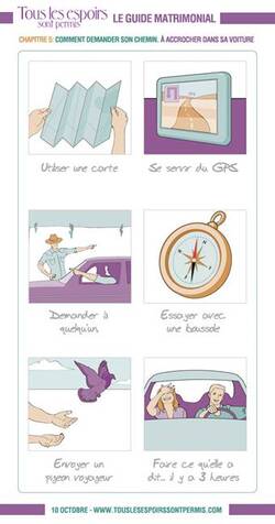 les conseils tout en humour du guide matrimonial de Tous Les Espoirs Sont Permis.