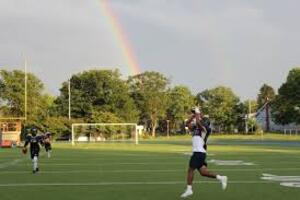 season rainbow soccer stadium rainbow