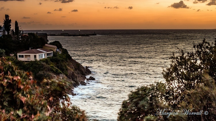 Corse : Propriano, coucher du soleil