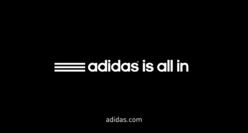 adidas is all in 