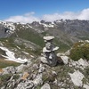 Mon cairn au sommet Sud du col, pics des Moines, Hourquette et de Larry