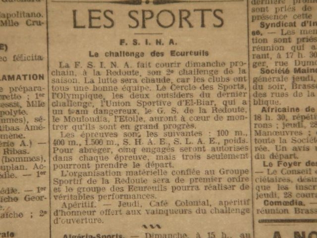 31.6.1923 MCA Athletisme au challenge de la Redoute