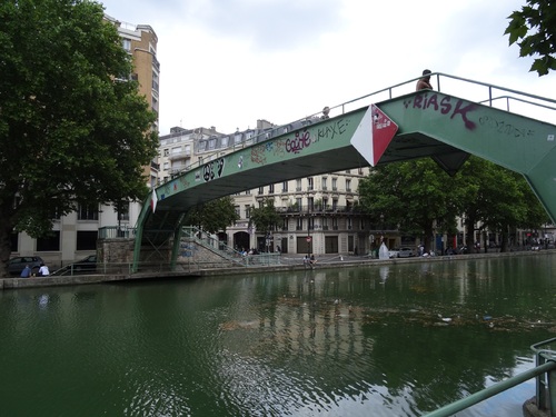 Paris:autour de la Place de la République et du Canal Zaint Martin (photos)