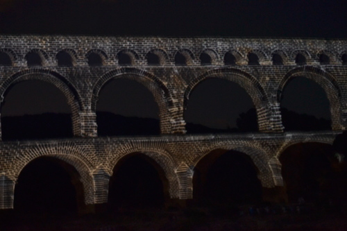 Illuminations du pont du Gard