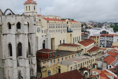 Le Chiado et l'Eglise do Carmo à Lisbonne (photos)