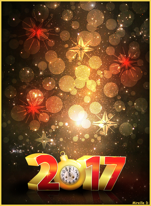 Cartes Nouvel An 2017