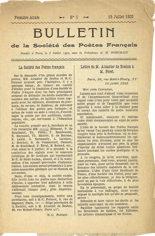 Notre première revue en 1902