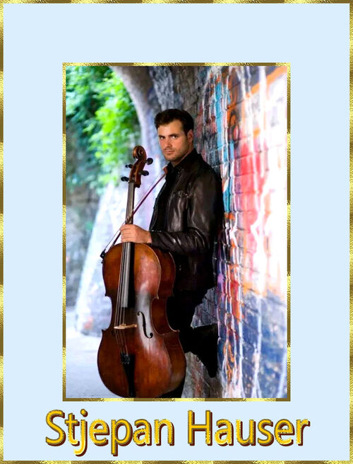 Images du violoncelliste, Stjepan Hauser de Croatie par Ginette Villeneuve
