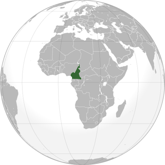 Description de l'image Cameroon (orthographic projection).svg.