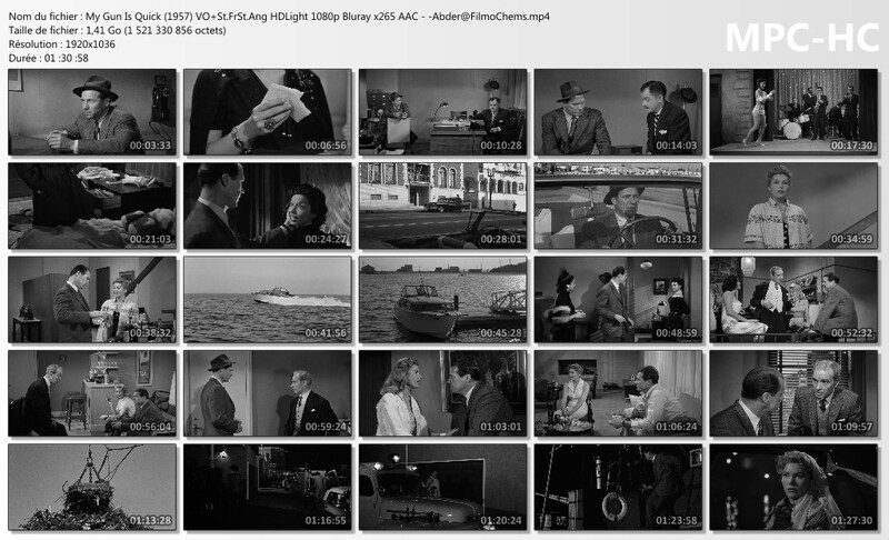 My Gun Is Quick (1957) VO+St.Fr/St.Ang HDLight 1080p Bluray x265 AAC - Victor Saville