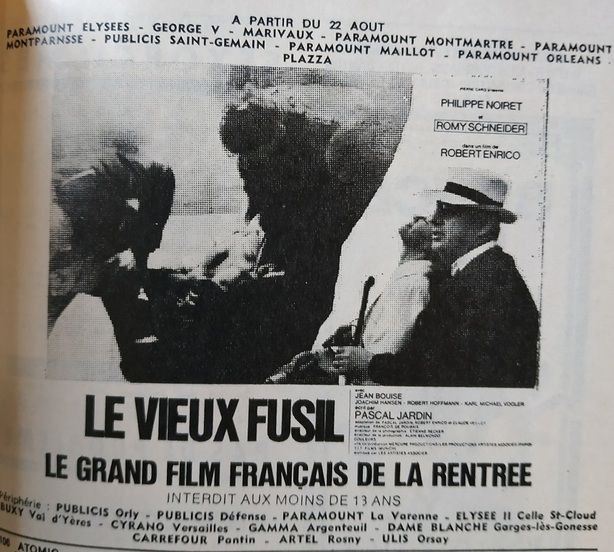 LE VIEUX FUSIL -  BOX OFFICE 1975