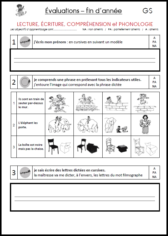 La Classe De Marie Une Annee En Gs Cp