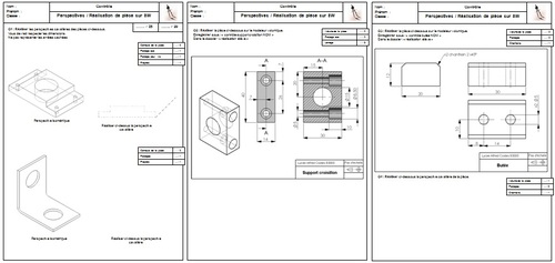 Solidworks / controle réalisation perspective