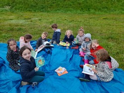 Maternelle classe dehors en mai 