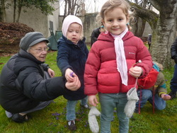 Matinée fleurie chez les soeurs.