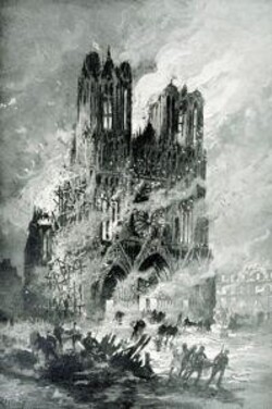 Il y a 102 ans... les Allemands bombardaient la cathédrale de Reims