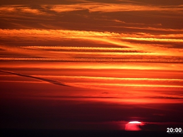 Coucher de Soleil Etretat 14 Marc de Metz 2011