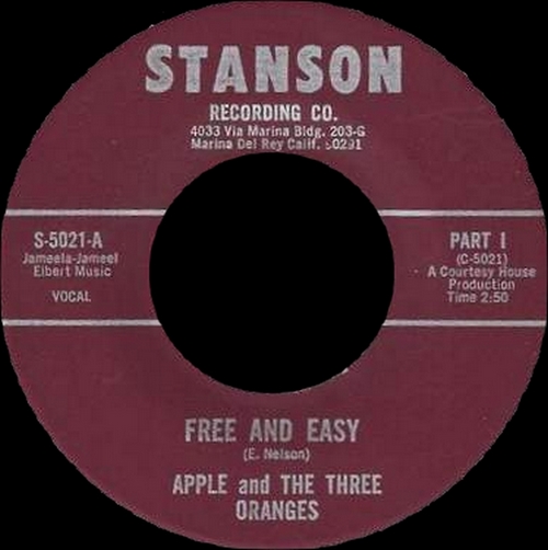 Apple And The Three Oranges : CD " Free And Easy " Now-Again Records NA 5093 [ US ] en 2012
