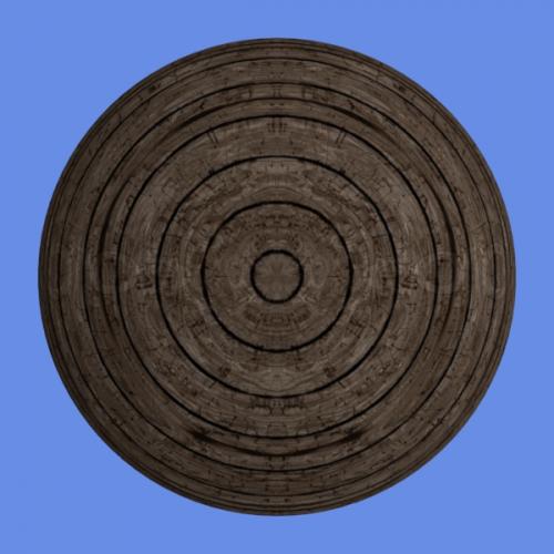 Roue faite du mapping d'une spère