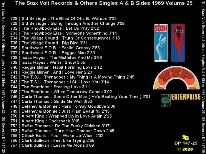 " The Complete Stax-Volt Singles A & B Sides Vol. 25 Stax & Volt Records & Others " SB Records DP 147-25 [ FR ]