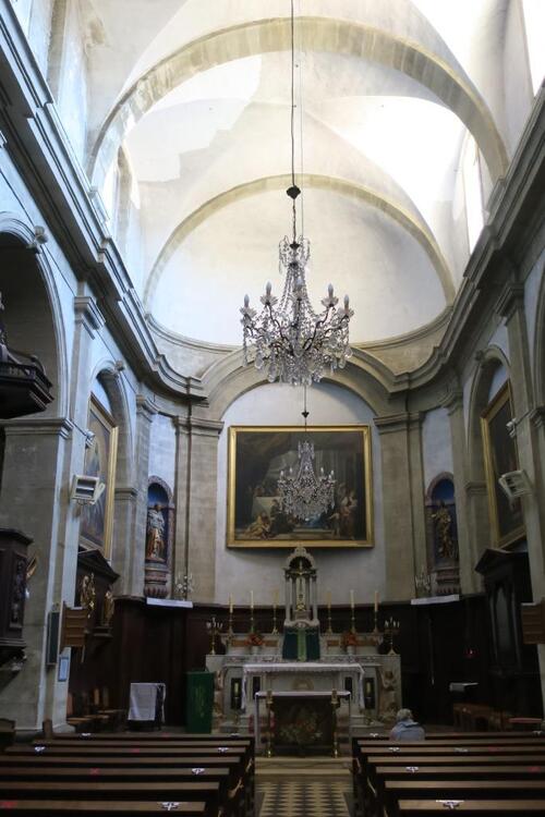 L'église Notre-Dame de Purification à Lauris