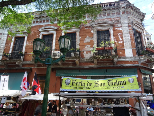 Le quartier Zan Thelmo à Buenos Aires en Arzentine (photos)