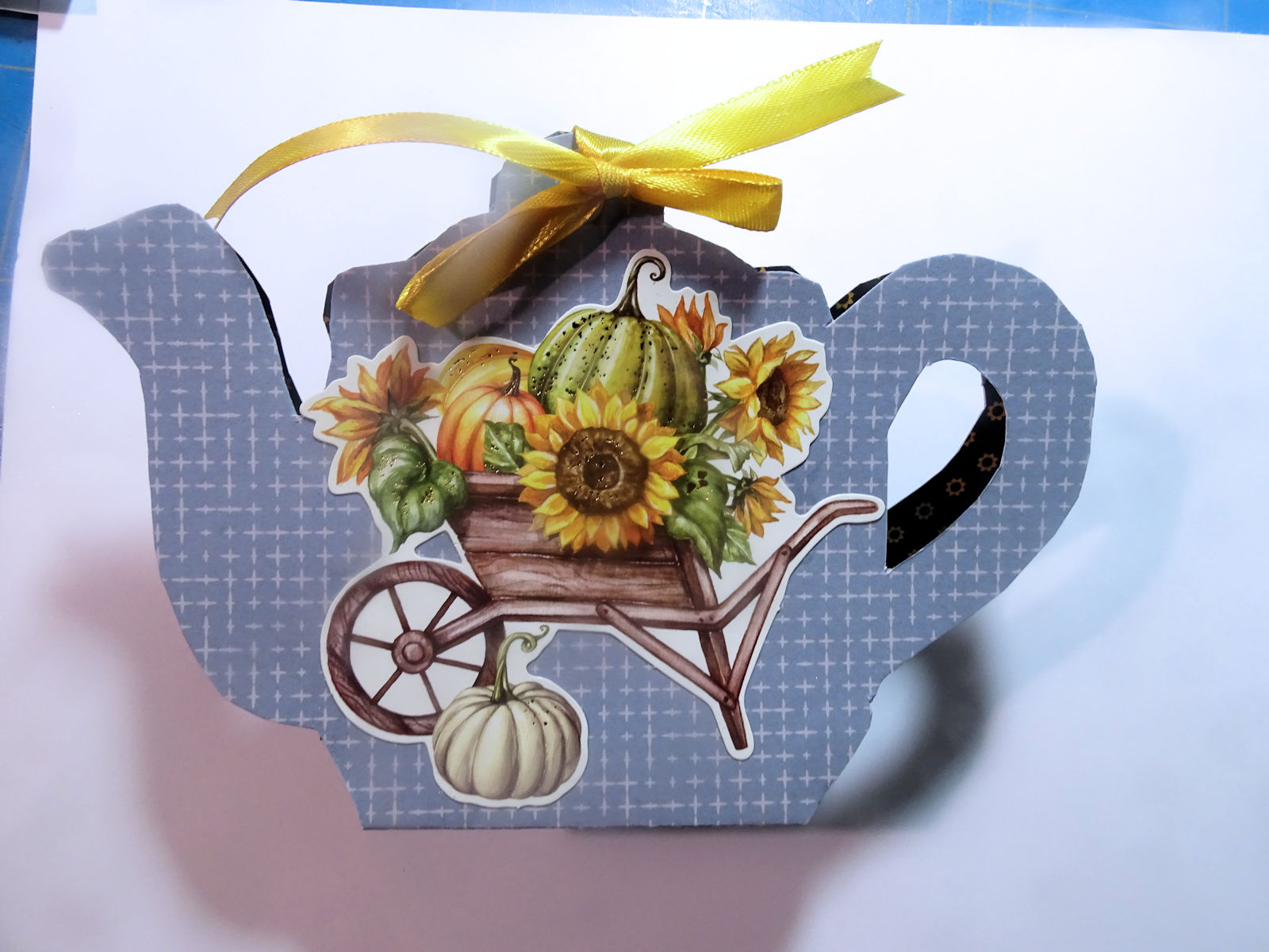 Pochette surprise théière cartes romantiques