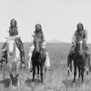 Three mounted Comanche warriors 1892