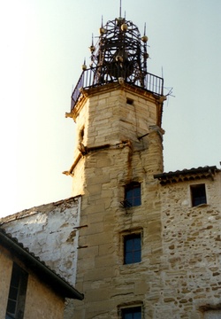 Détails du campanile de Carpentras