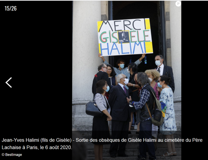 "Elle a gardé toute sa vie ce courage incroyable chevillé au corps" : les obsèques de Gisèle Halimi ont été célébrées à Paris