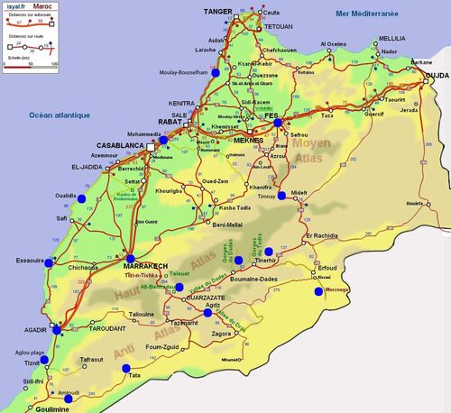 Trajet jusqu'à Tarifa