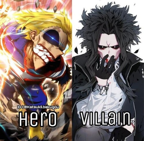 Hero vs Vilain