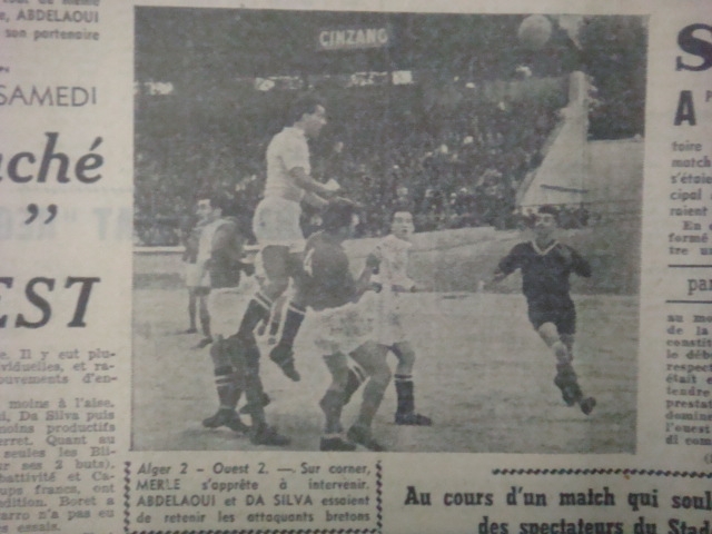 10.1953 Abdellaoui MCA en sélection d'Alger